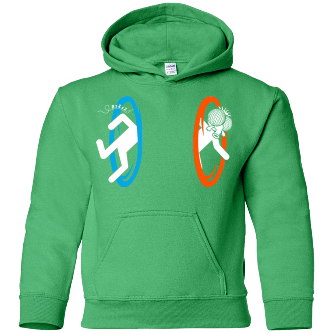 Sweatshirts Irish Green / YS Fly trouble Youth Hoodie