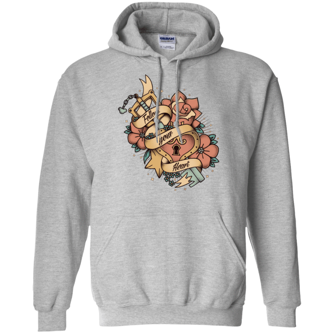 Sweatshirts Sport Grey / Small Follow your heart Pullover Hoodie