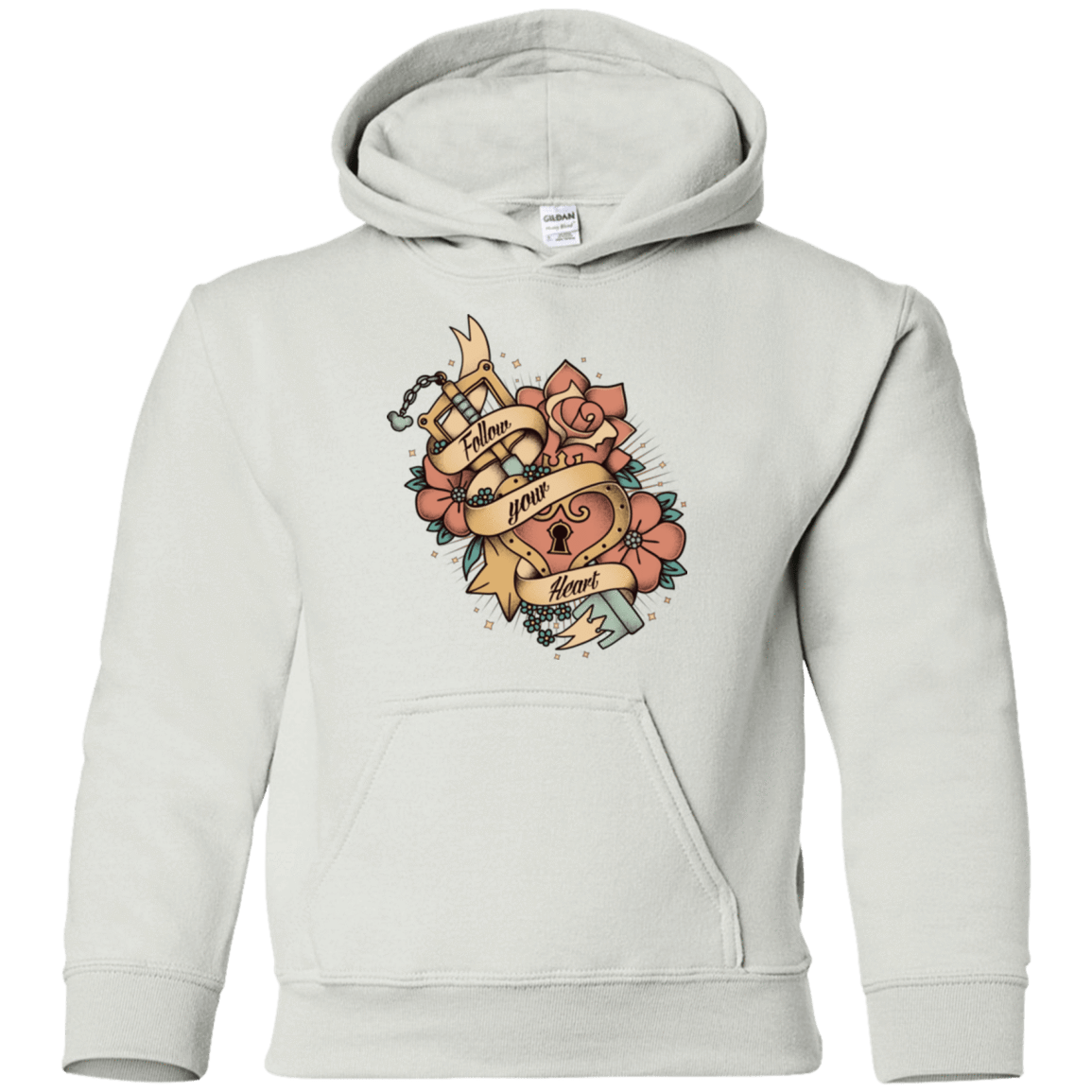 Sweatshirts White / YS Follow your heart Youth Hoodie