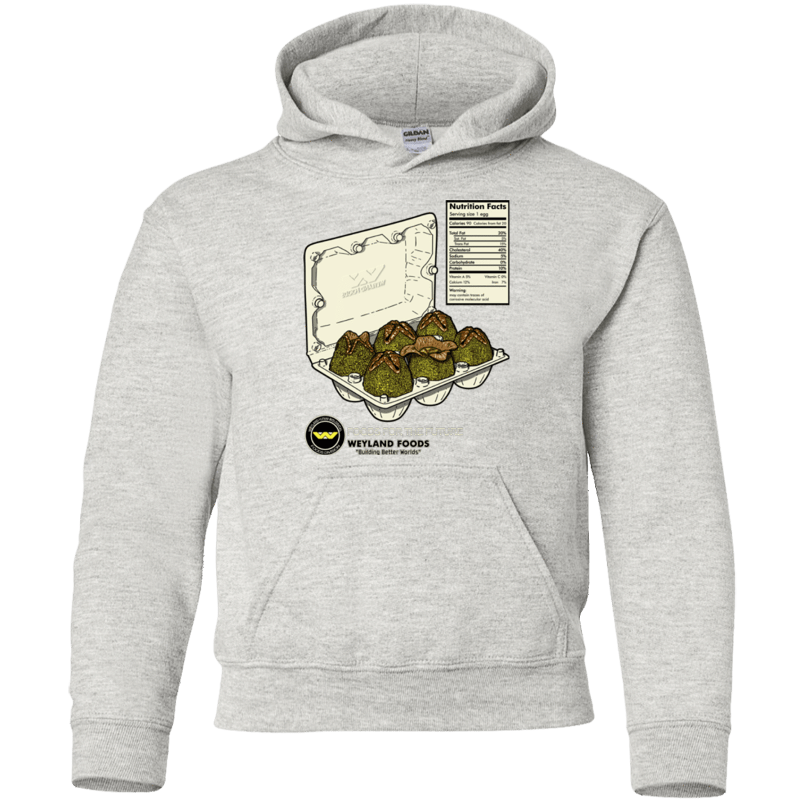 Sweatshirts Ash / YS Food For The Future Youth Hoodie