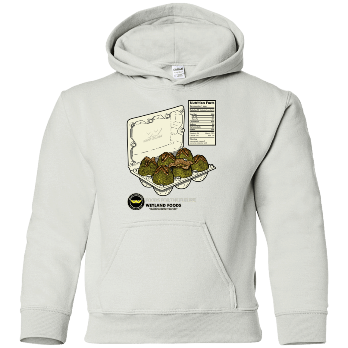 Sweatshirts White / YS Food For The Future Youth Hoodie