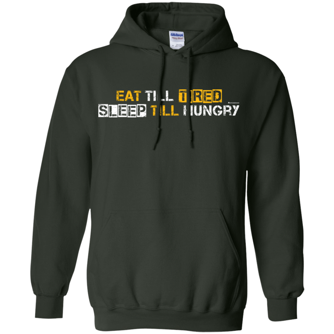 Sweatshirts Forest Green / Small Food Sleep Loop Pullover Hoodie