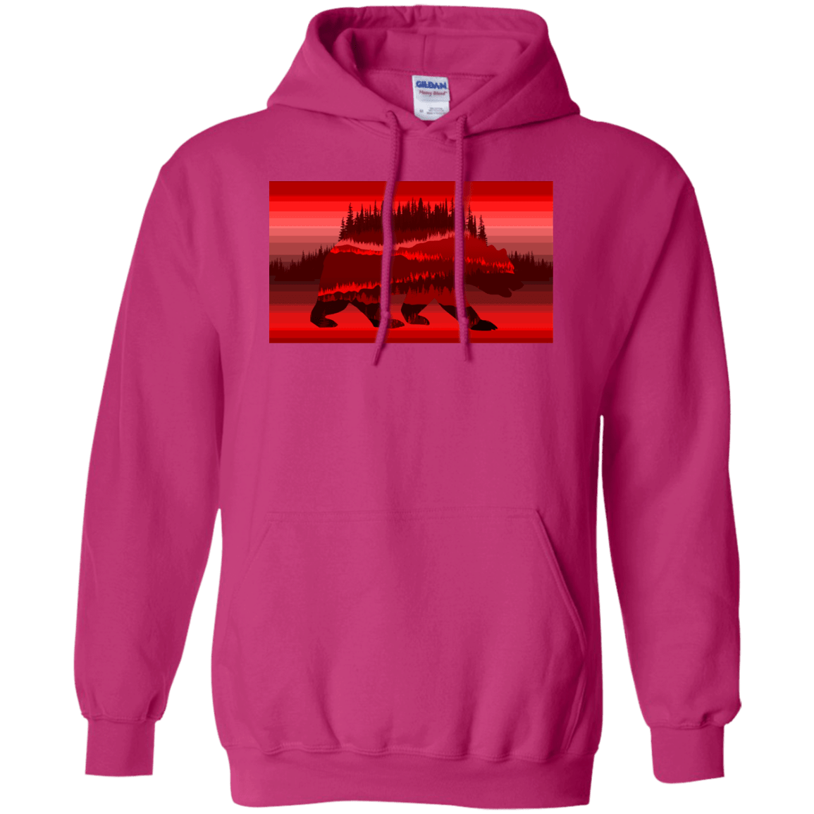 Sweatshirts Heliconia / S Forest Bear Pullover Hoodie