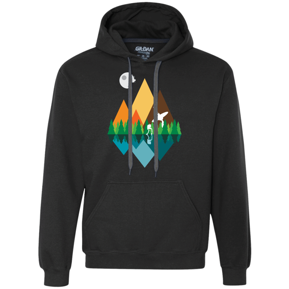 Sweatshirts Black / Small Forest View Premium Fleece Hoodie