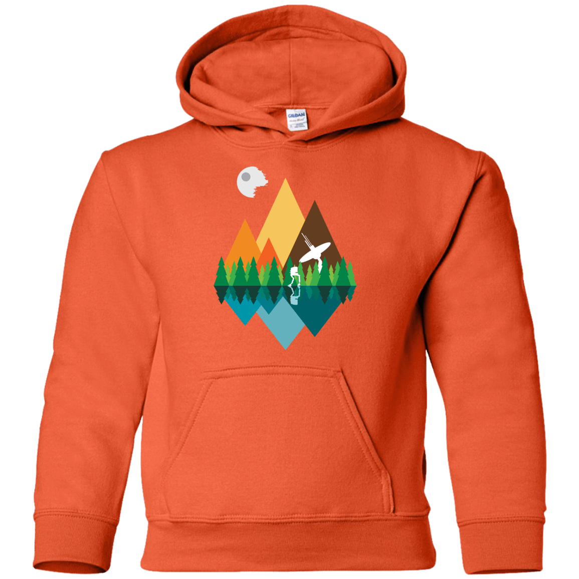 Sweatshirts Orange / YS Forest View Youth Hoodie