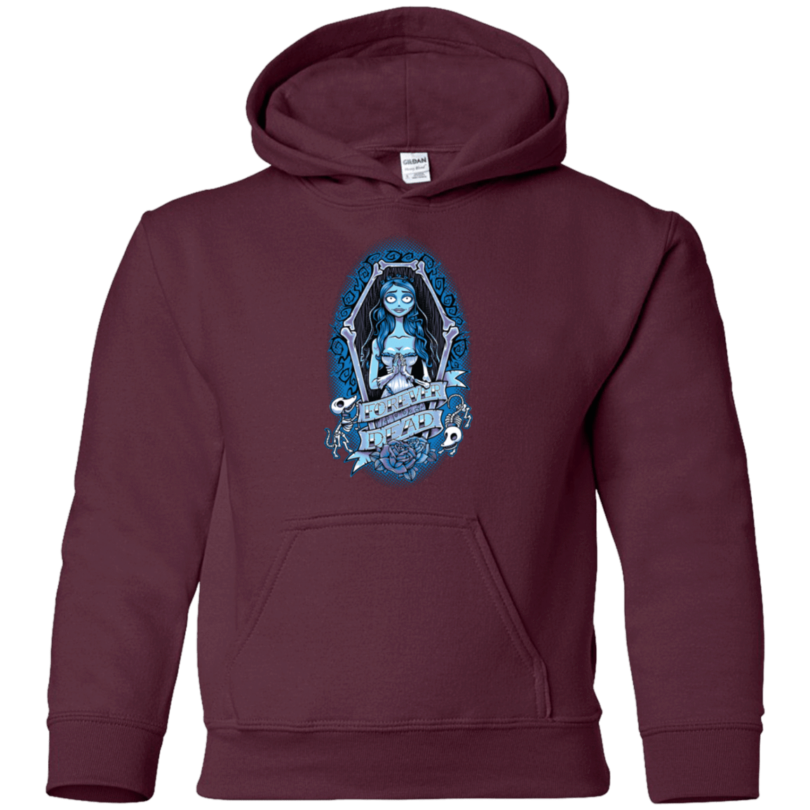 Sweatshirts Maroon / YS Forever Dead Youth Hoodie