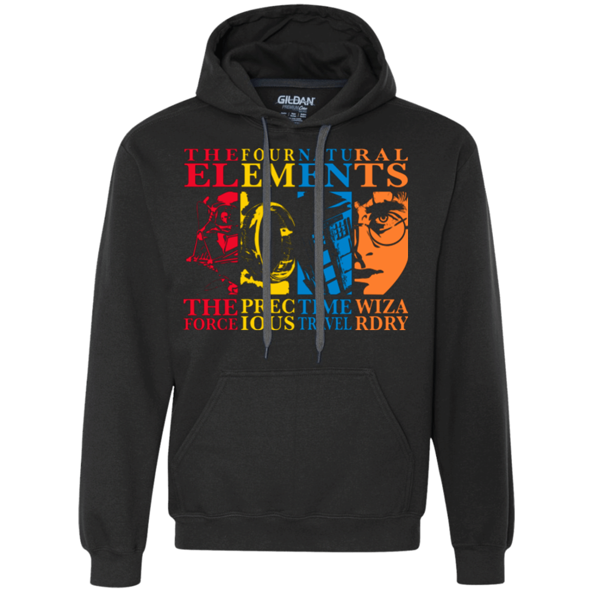 Sweatshirts Black / Small Four Elements Premium Fleece Hoodie