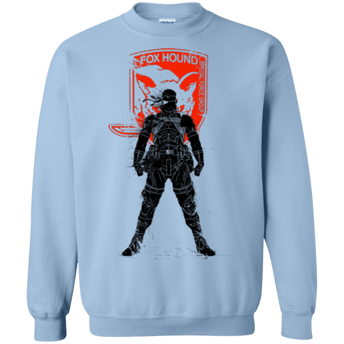 Sweatshirts Light Blue / Small Fox Hound (1) Crewneck Sweatshirt