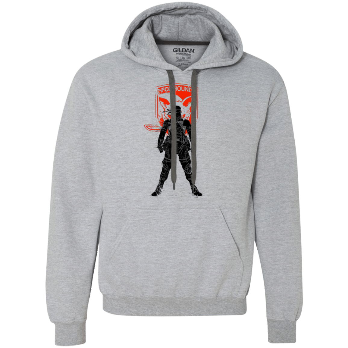 Sweatshirts Sport Grey / Small Fox Hound (1) Premium Fleece Hoodie