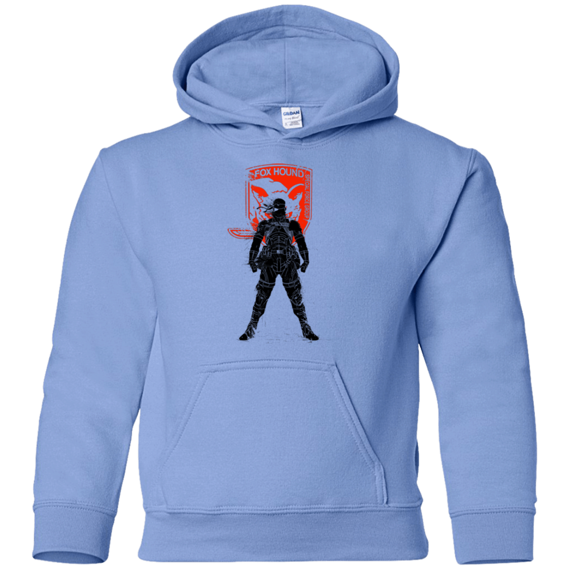 Sweatshirts Carolina Blue / YS Fox Hound (1) Youth Hoodie