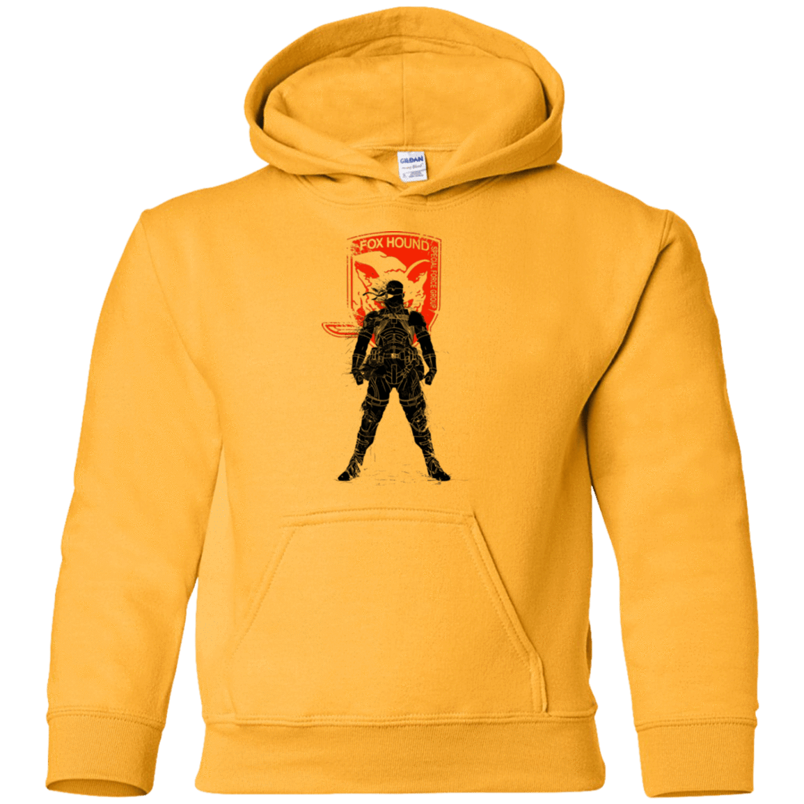 Sweatshirts Gold / YS Fox Hound (1) Youth Hoodie