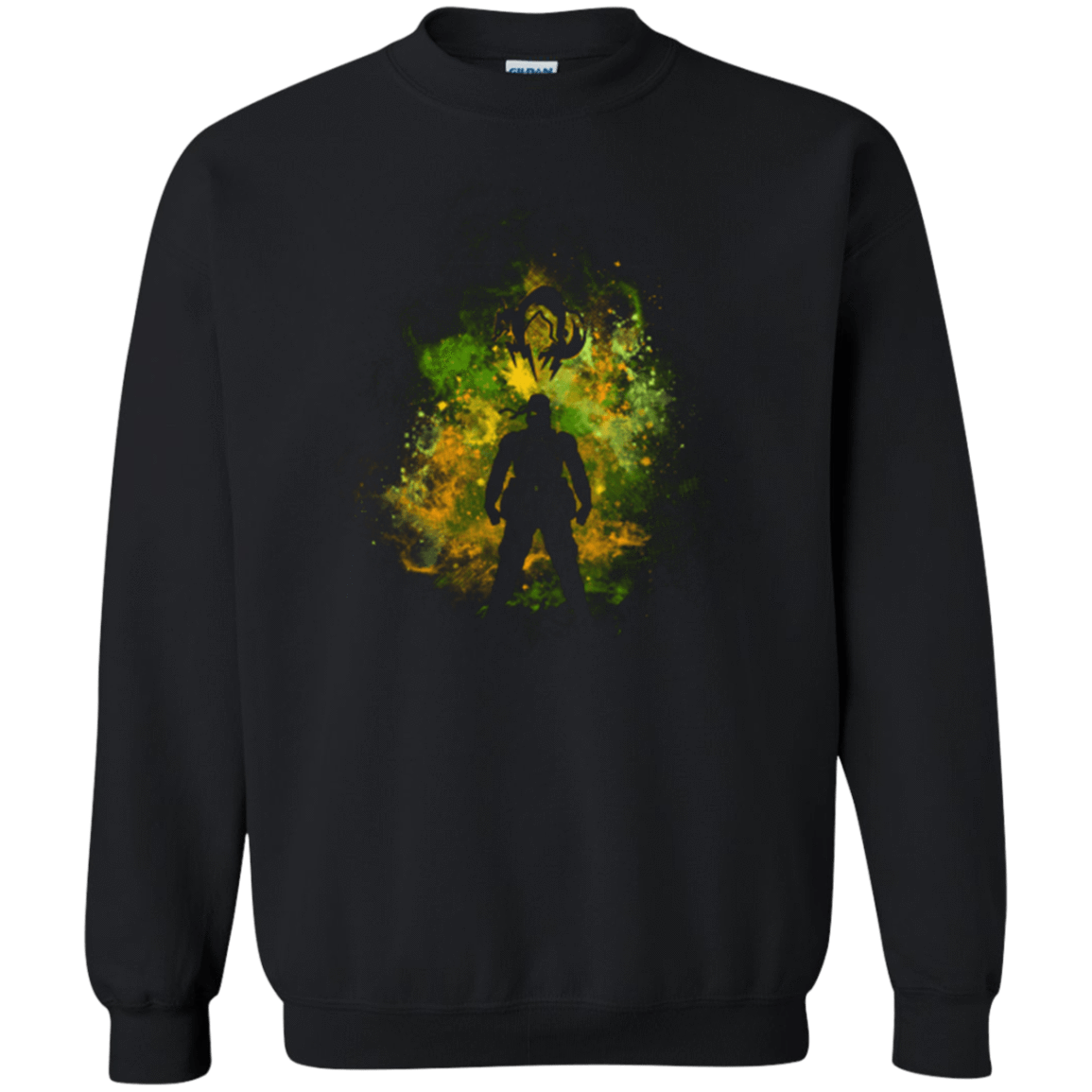 Sweatshirts Black / Small Fox Hound Art Crewneck Sweatshirt