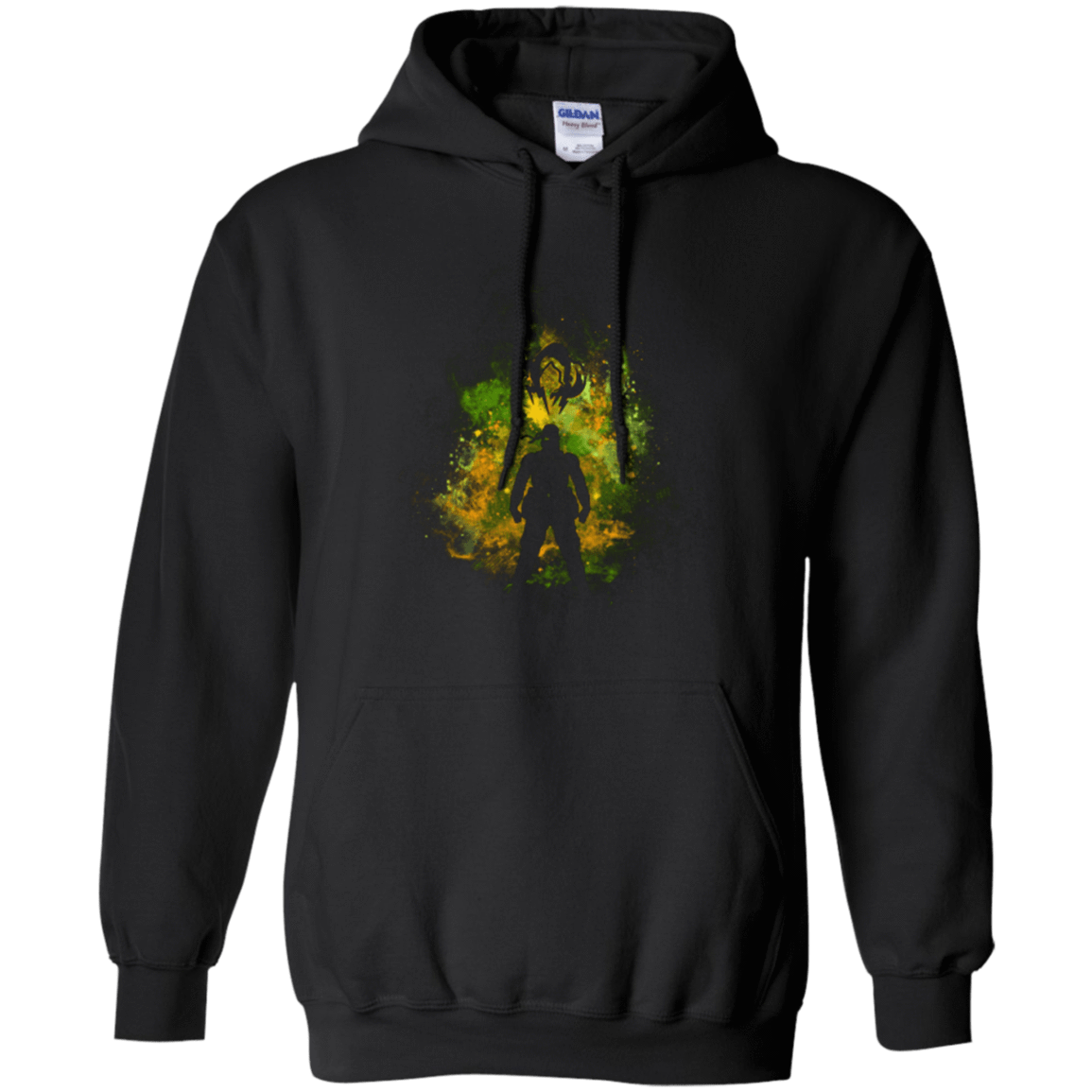 Sweatshirts Black / Small Fox Hound Art Pullover Hoodie