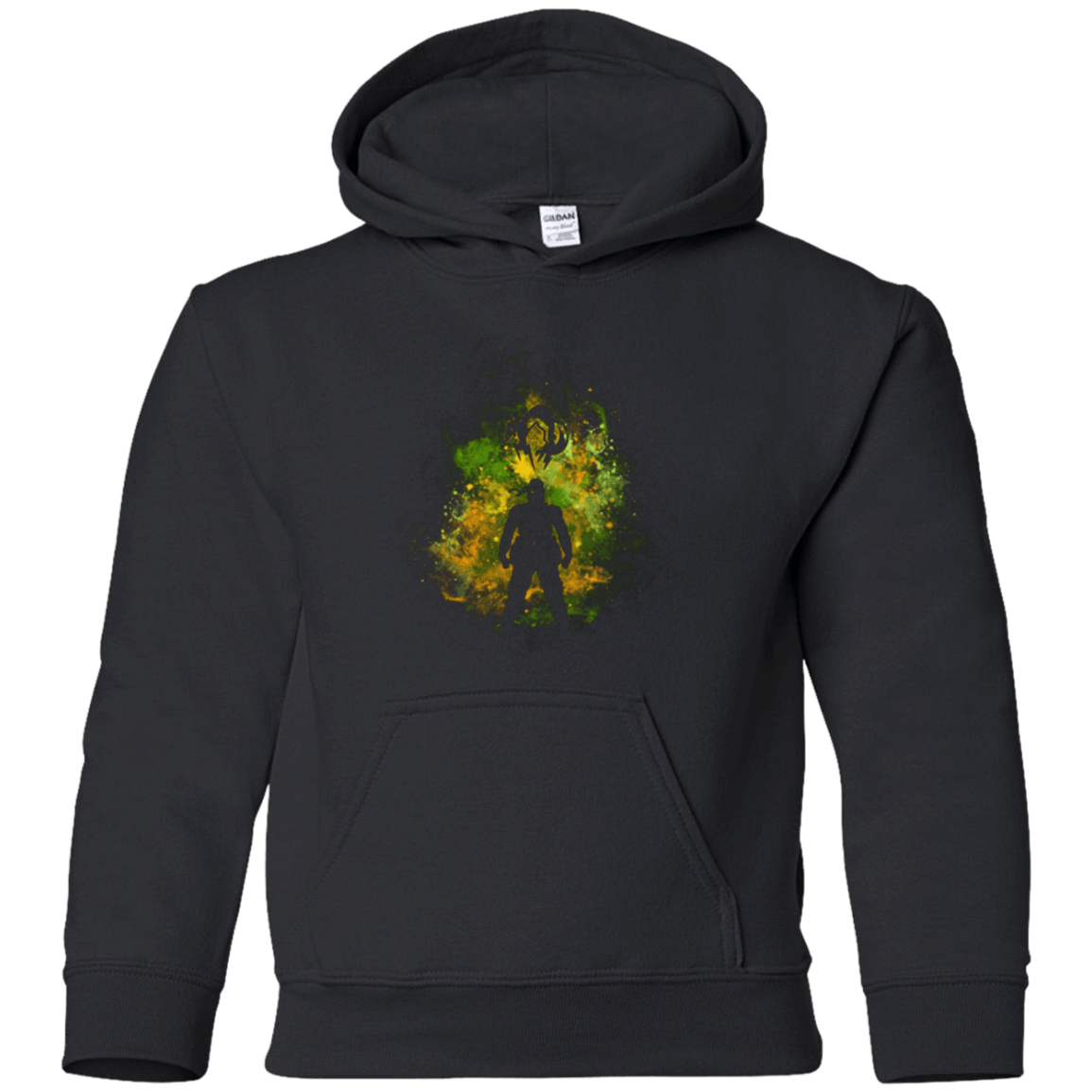 Sweatshirts Black / YS Fox Hound Art Youth Hoodie