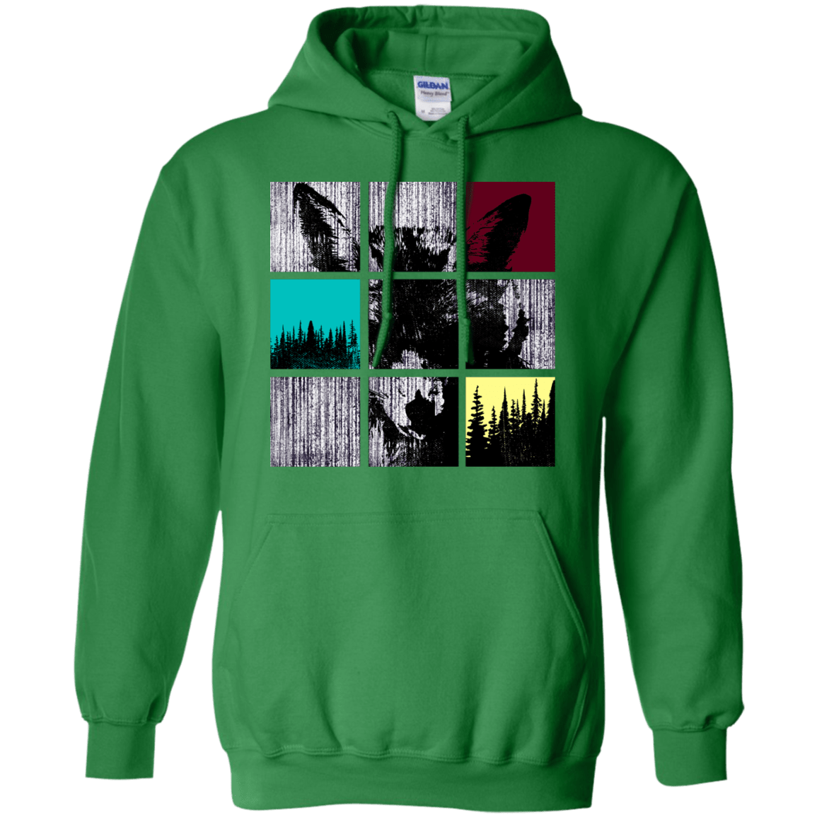 Sweatshirts Irish Green / S Fox Pane Pullover Hoodie
