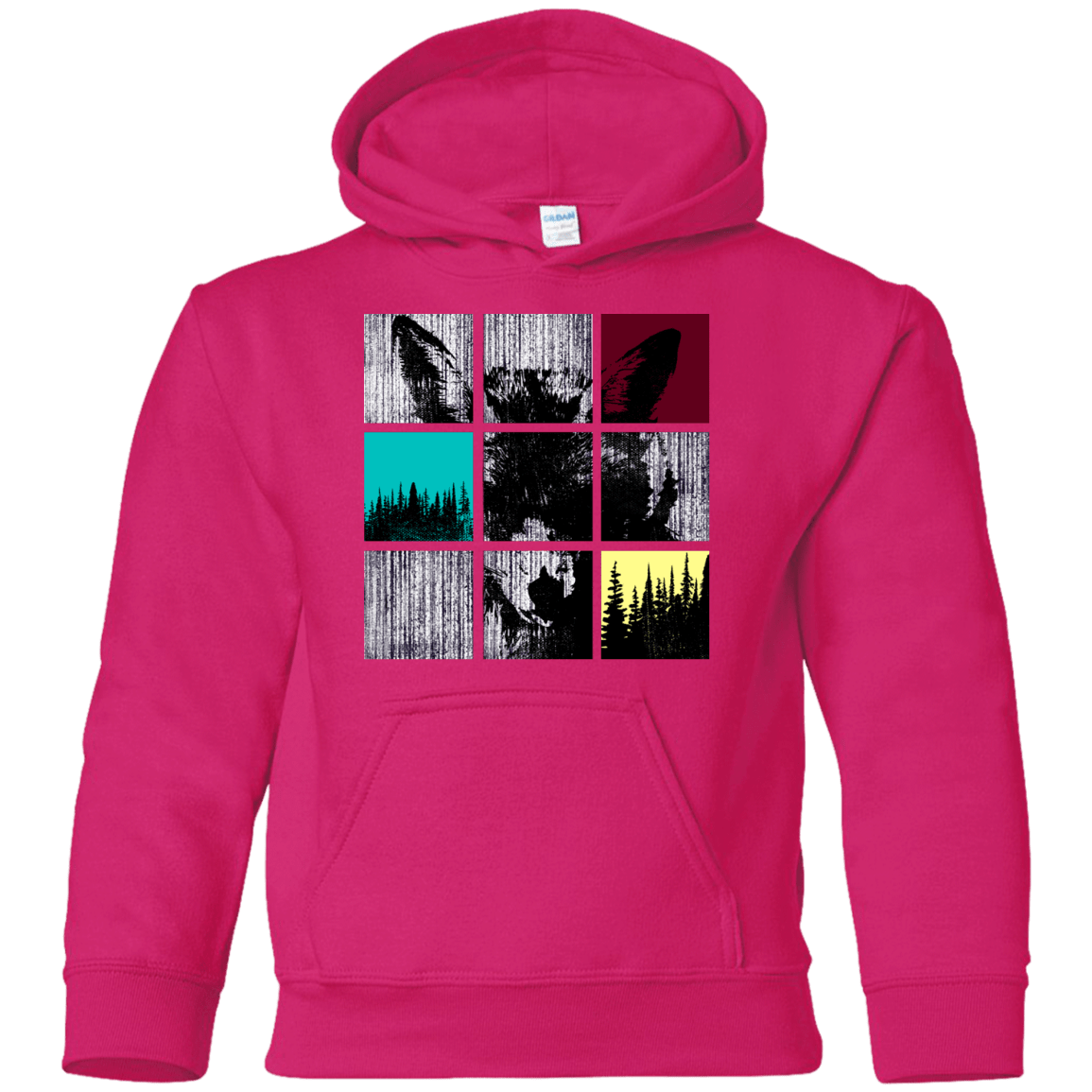 Sweatshirts Heliconia / YS Fox Pane Youth Hoodie