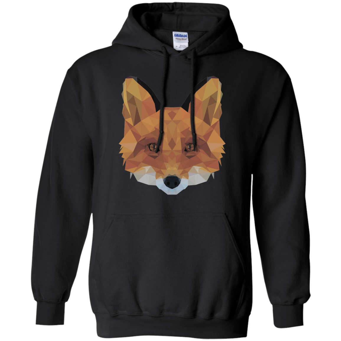 Sweatshirts Black / S Fox Portrait Pullover Hoodie
