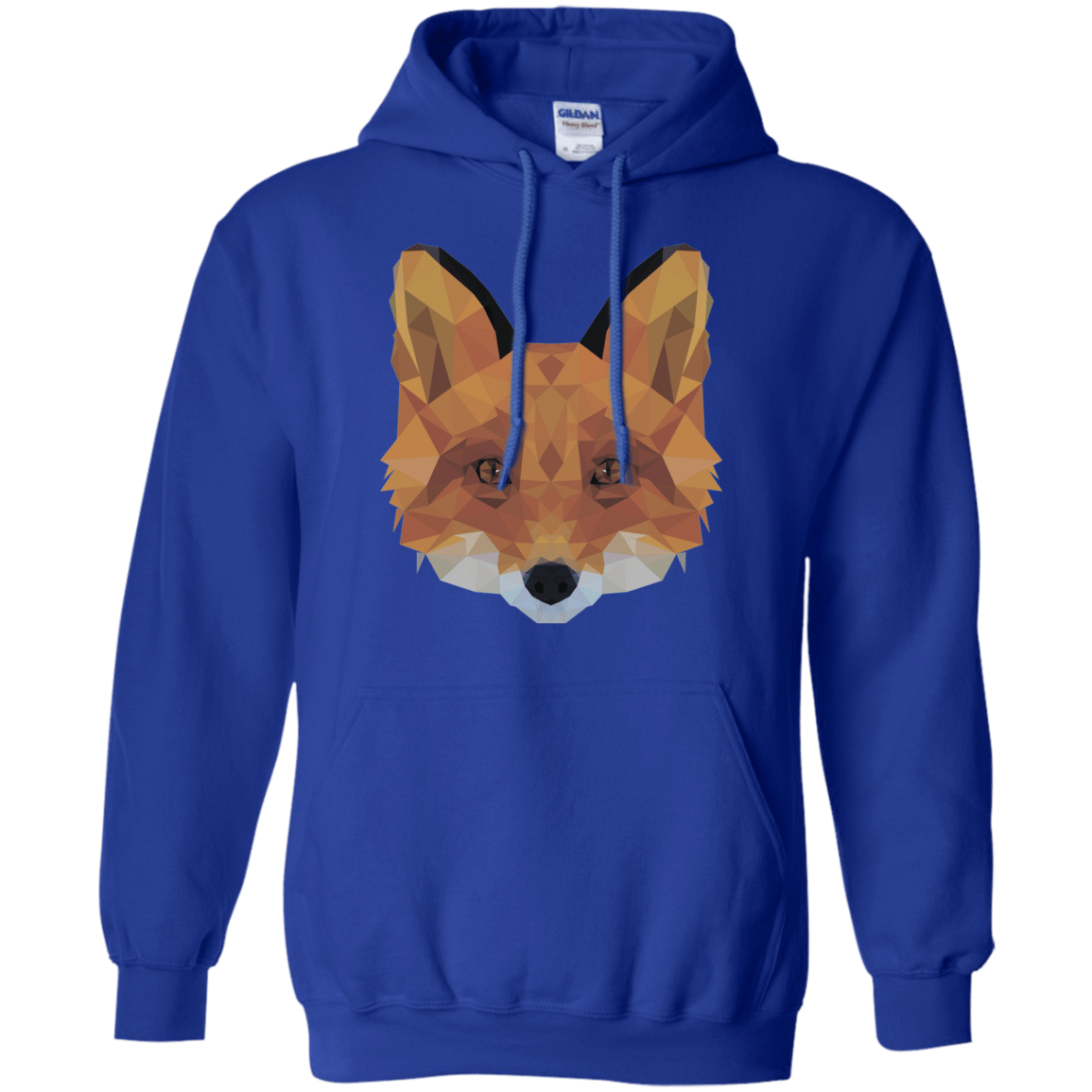 Sweatshirts Royal / S Fox Portrait Pullover Hoodie