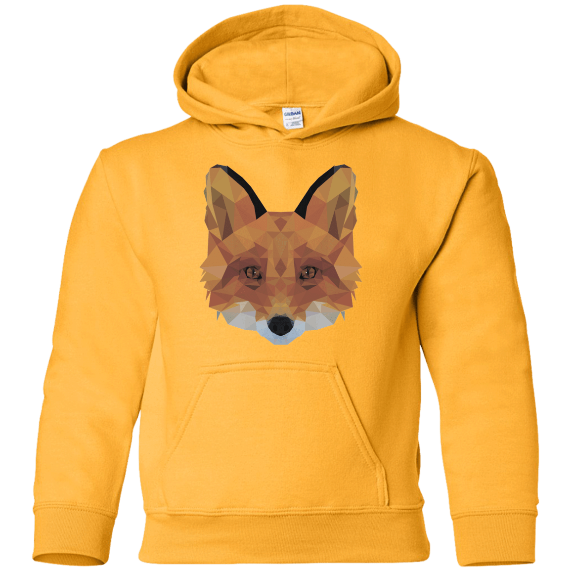 Sweatshirts Gold / YS Fox Portrait Youth Hoodie