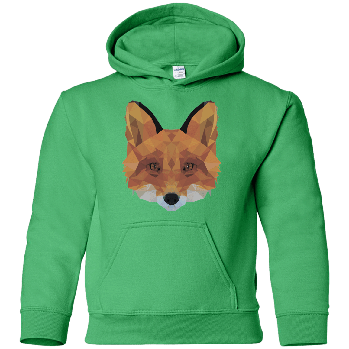 Sweatshirts Irish Green / YS Fox Portrait Youth Hoodie