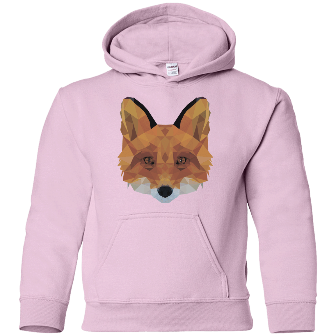 Sweatshirts Light Pink / YS Fox Portrait Youth Hoodie