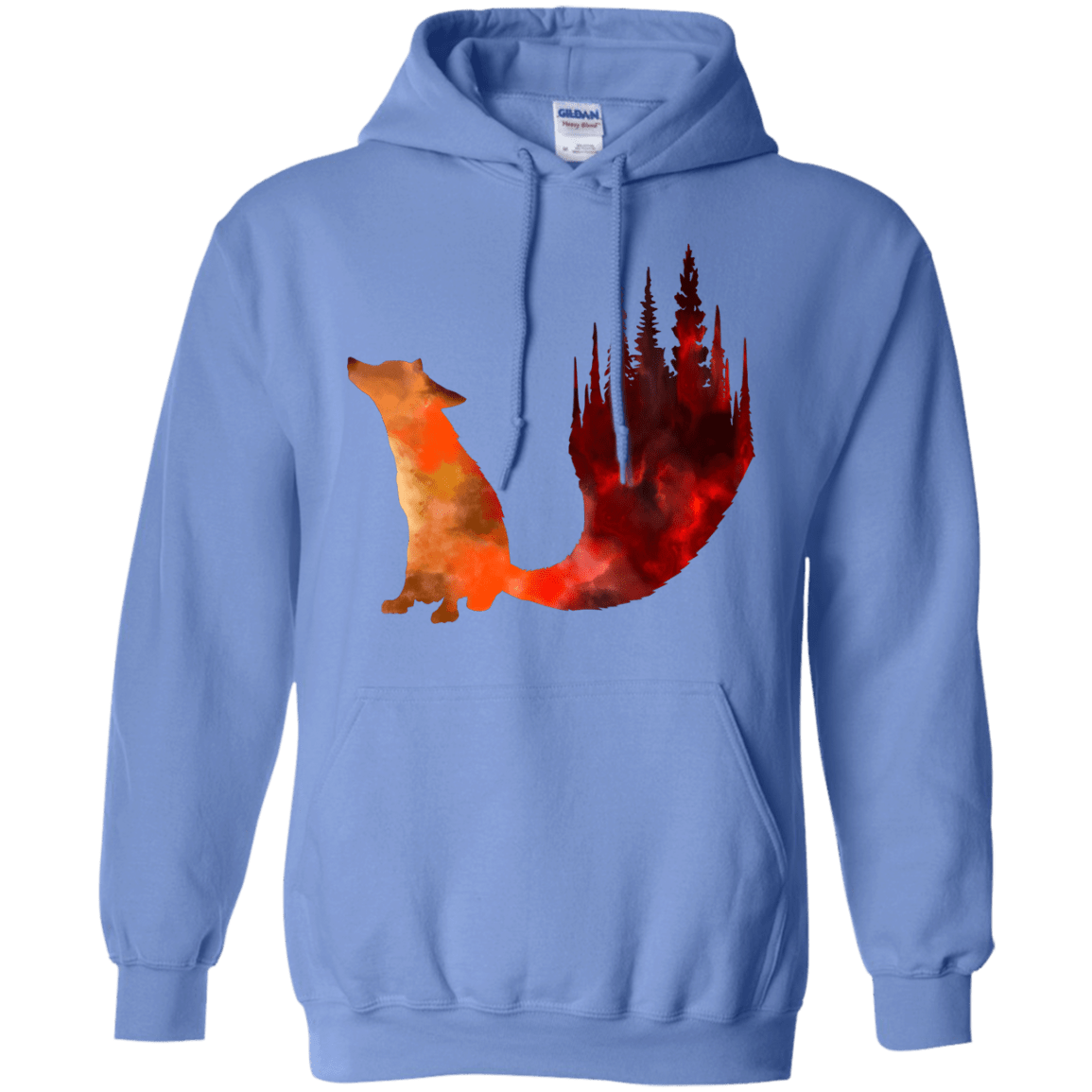 Sweatshirts Carolina Blue / S Fox Tail Pullover Hoodie