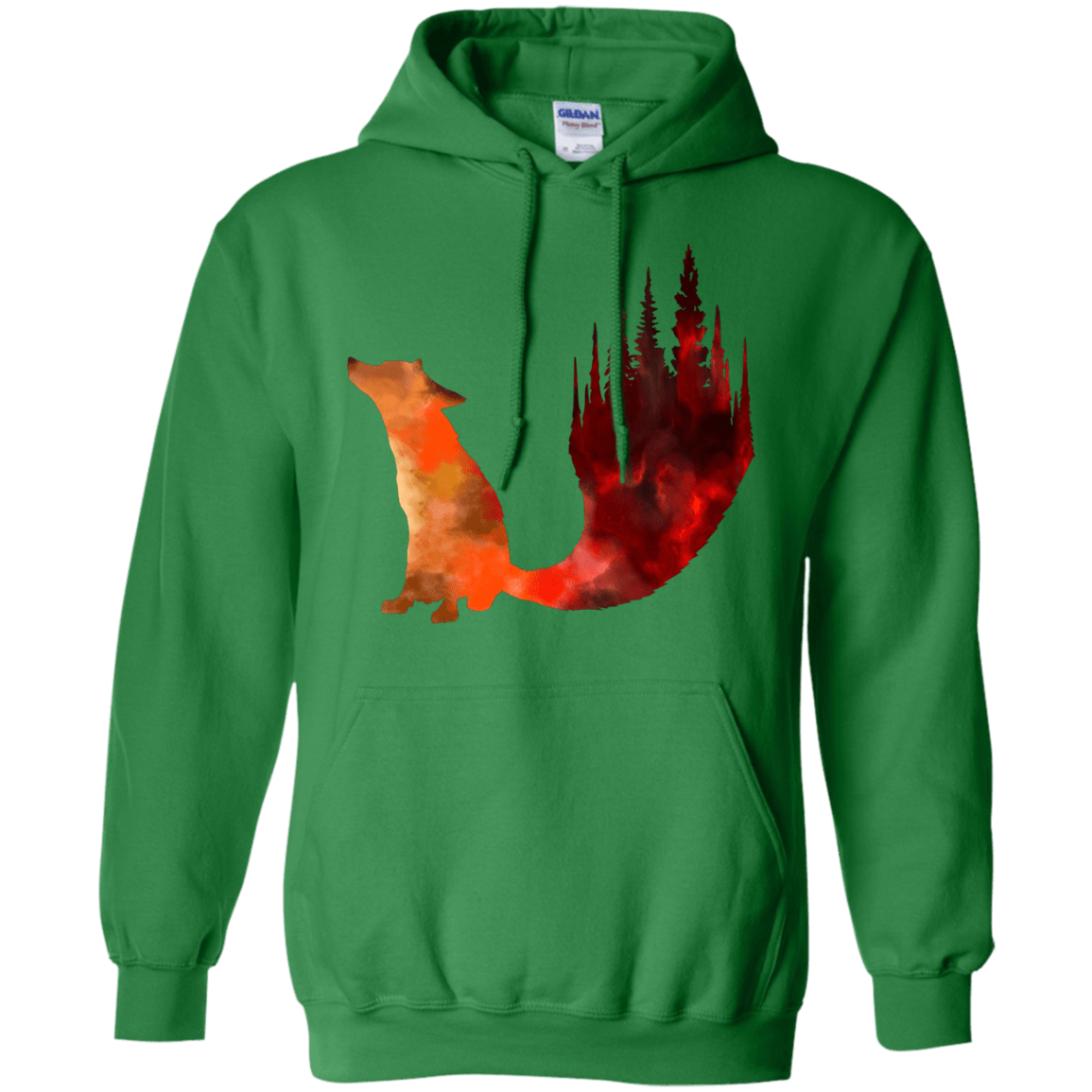 Sweatshirts Irish Green / S Fox Tail Pullover Hoodie