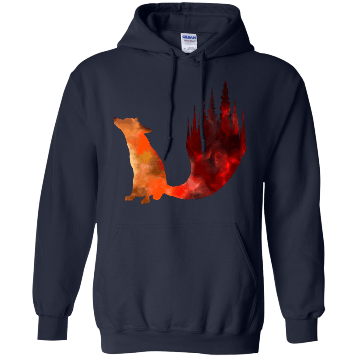 Sweatshirts Navy / S Fox Tail Pullover Hoodie