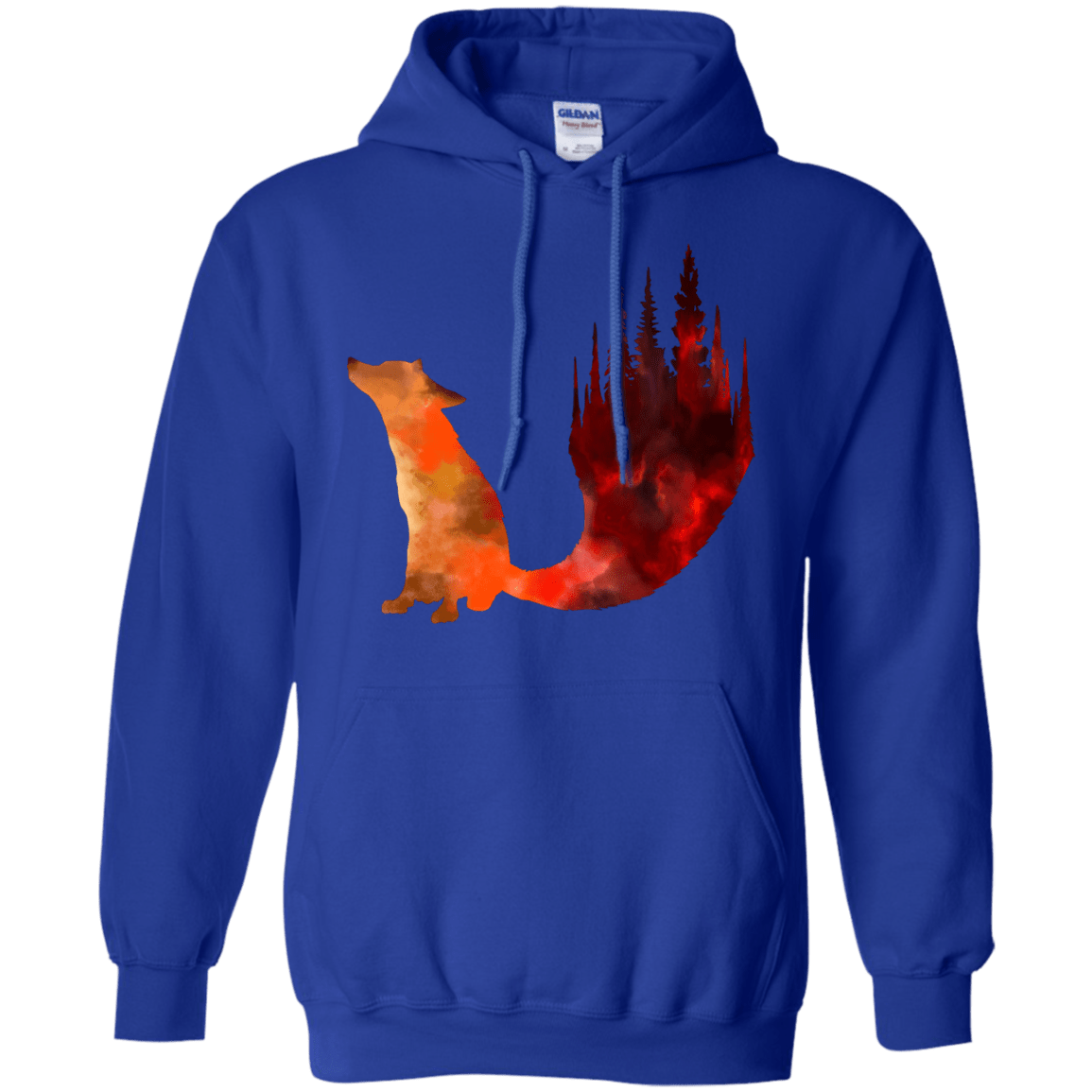Sweatshirts Royal / S Fox Tail Pullover Hoodie
