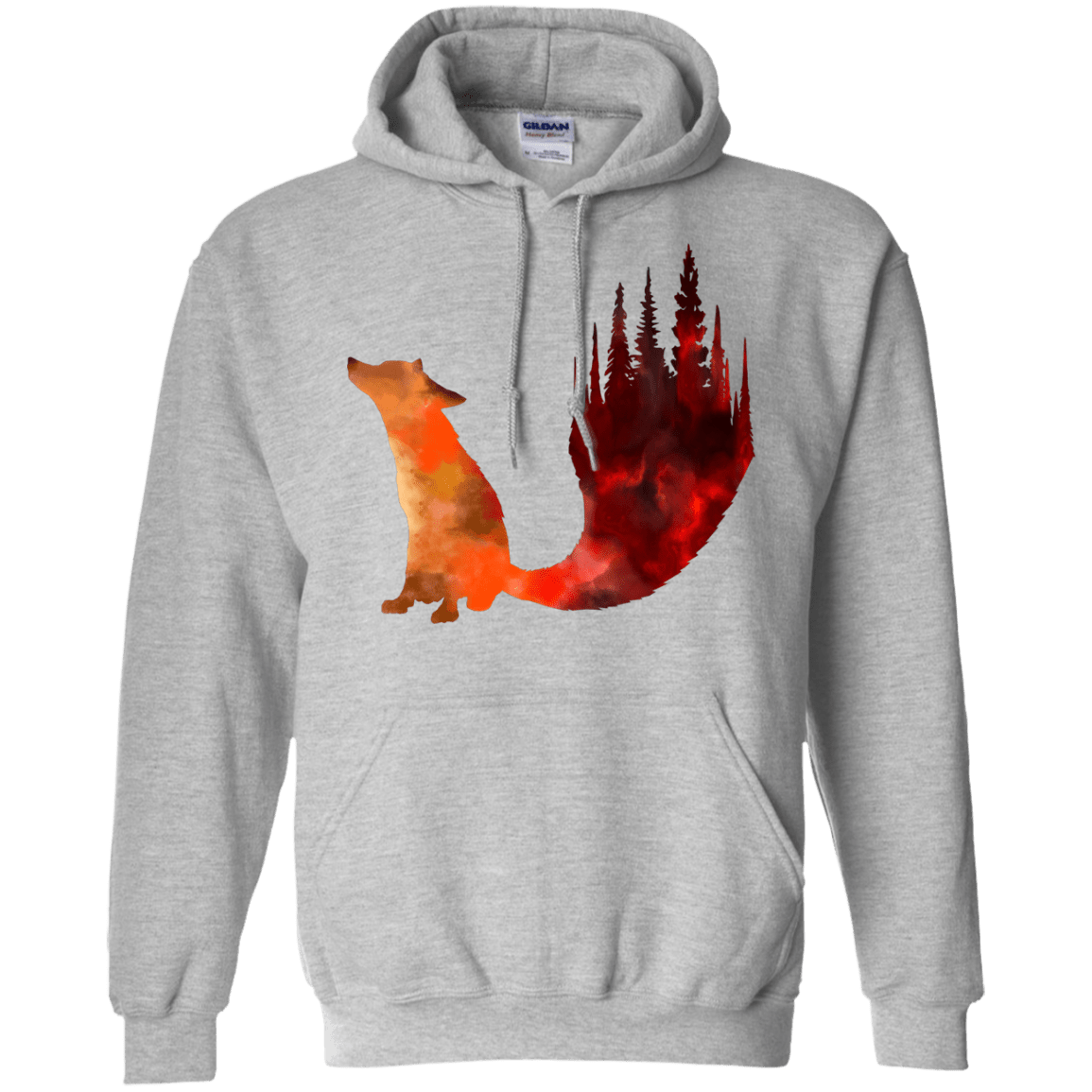 Sweatshirts Sport Grey / S Fox Tail Pullover Hoodie