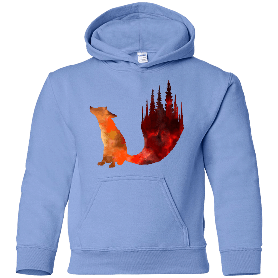 Sweatshirts Carolina Blue / YS Fox Tail Youth Hoodie