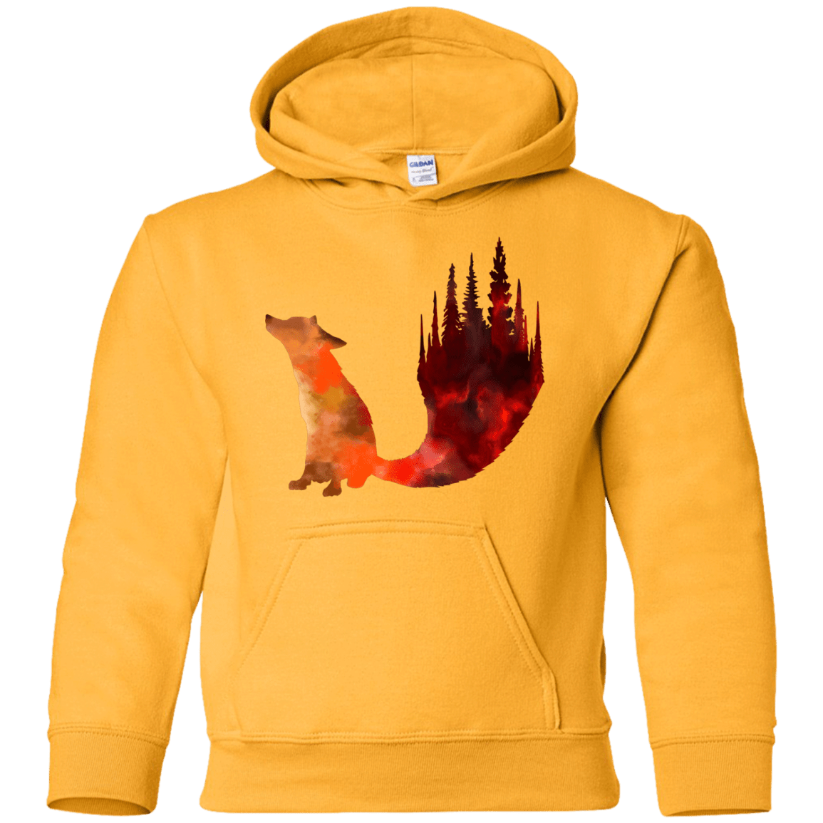Sweatshirts Gold / YS Fox Tail Youth Hoodie