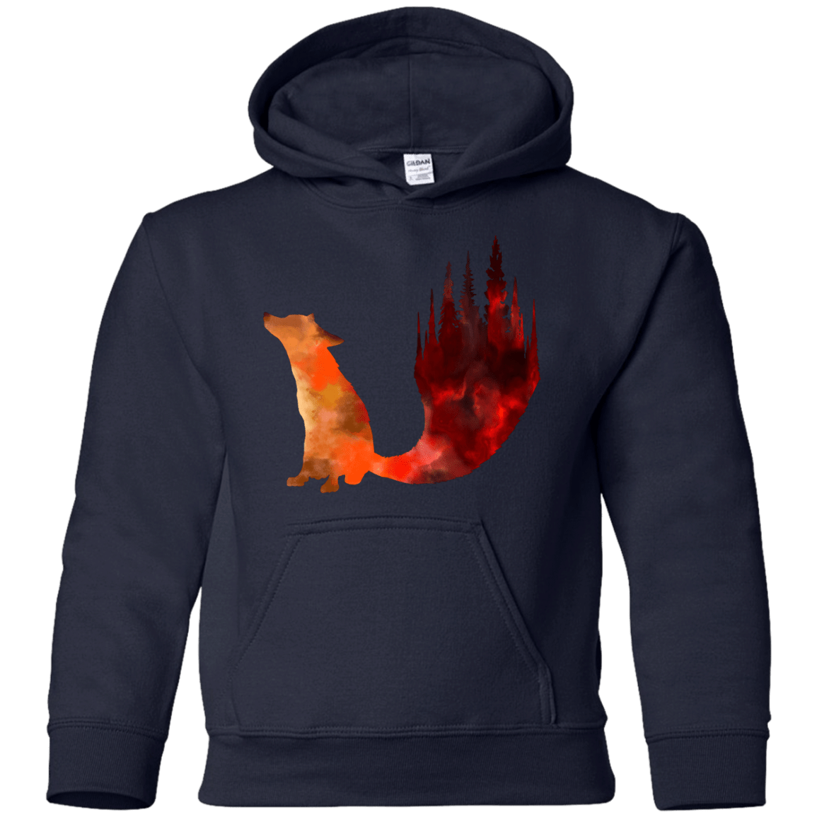 Sweatshirts Navy / YS Fox Tail Youth Hoodie