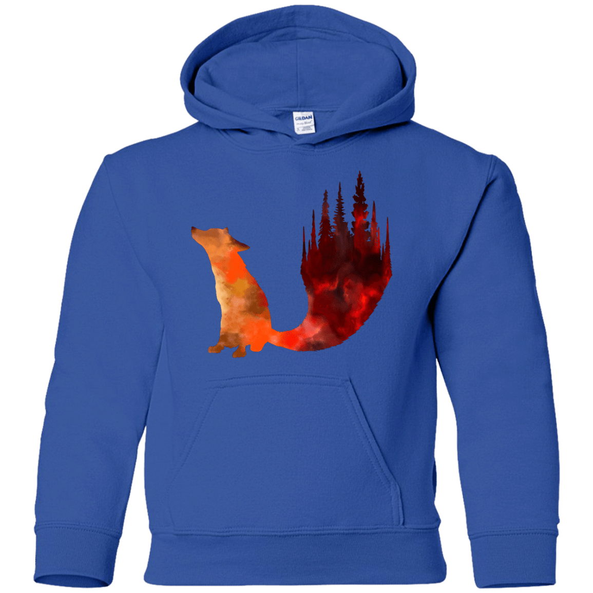 Sweatshirts Royal / YS Fox Tail Youth Hoodie