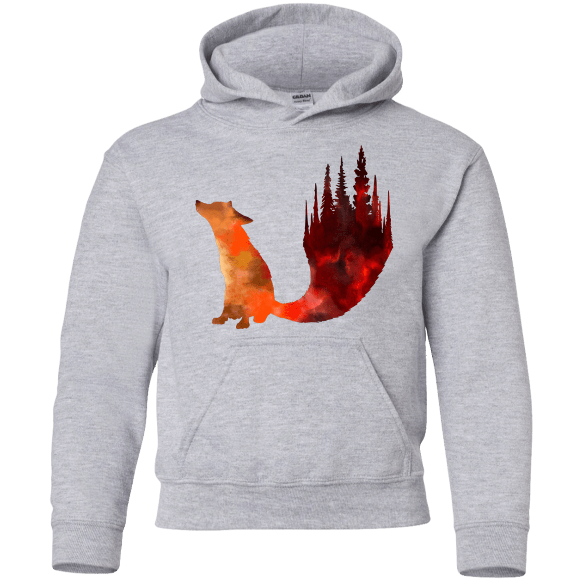 Sweatshirts Sport Grey / YS Fox Tail Youth Hoodie