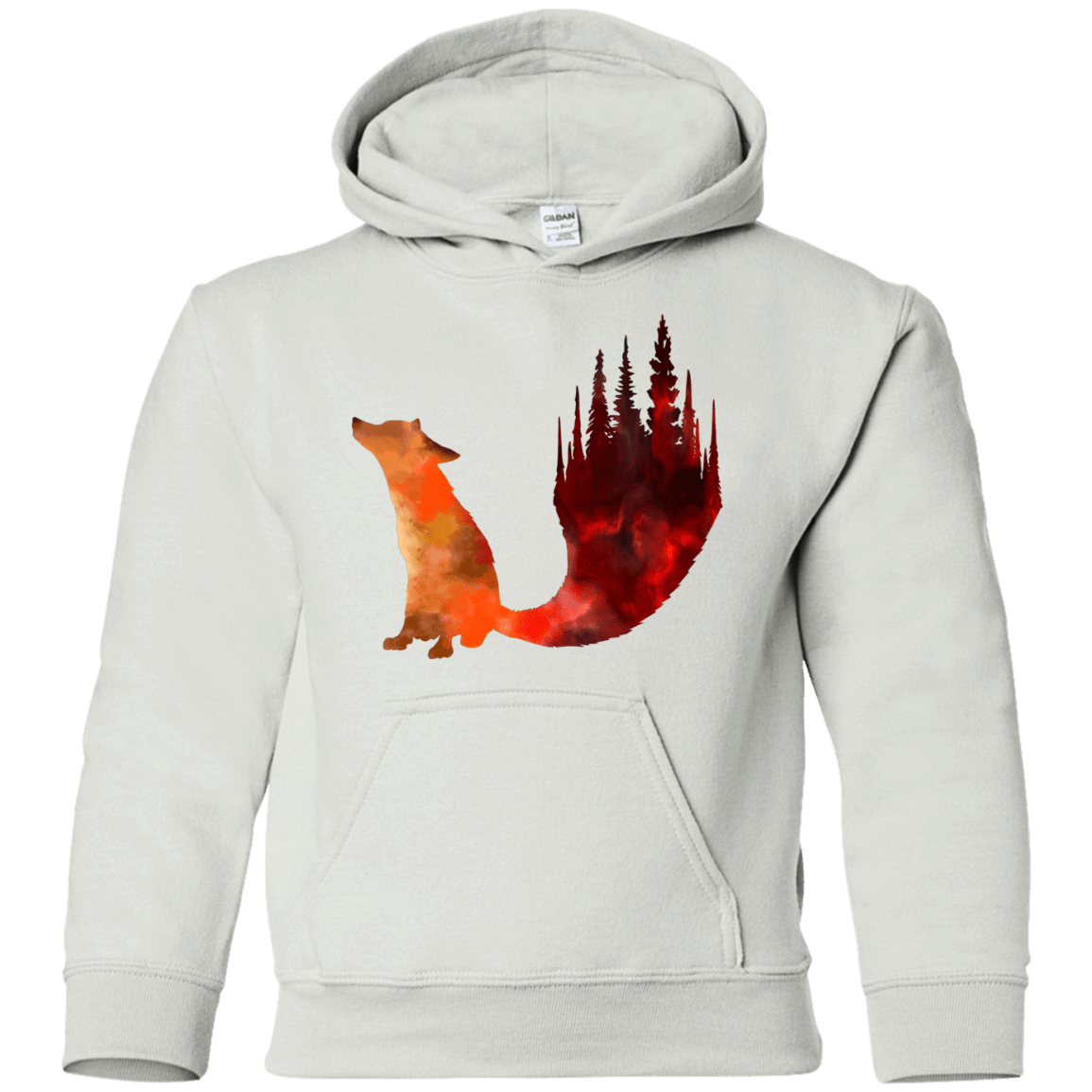 Sweatshirts White / YS Fox Tail Youth Hoodie