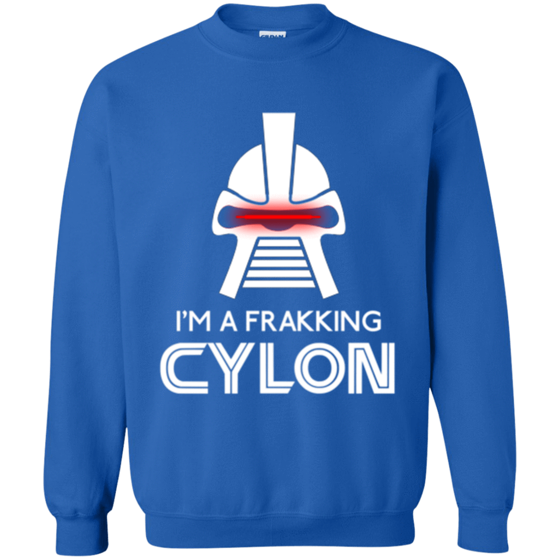 Sweatshirts Royal / Small Frakking cylon Crewneck Sweatshirt