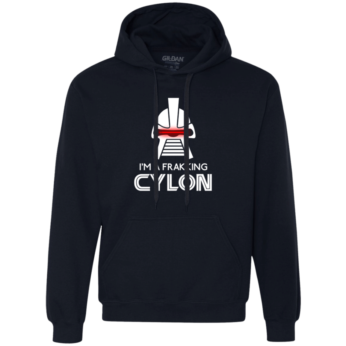 Sweatshirts Navy / Small Frakking cylon Premium Fleece Hoodie