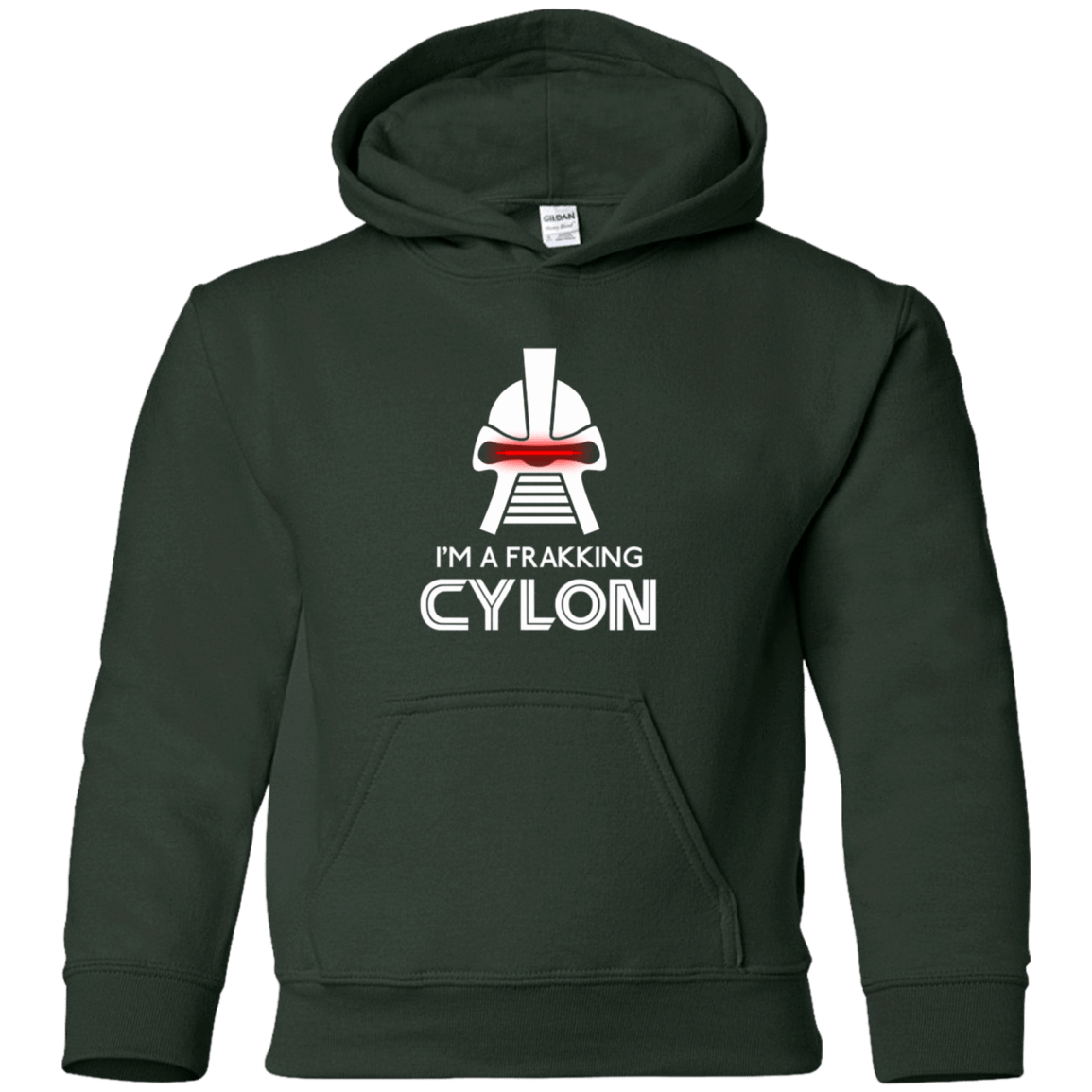 Sweatshirts Forest Green / YS Frakking cylon Youth Hoodie