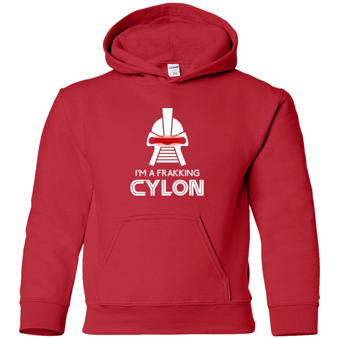 Sweatshirts Red / YS Frakking cylon Youth Hoodie