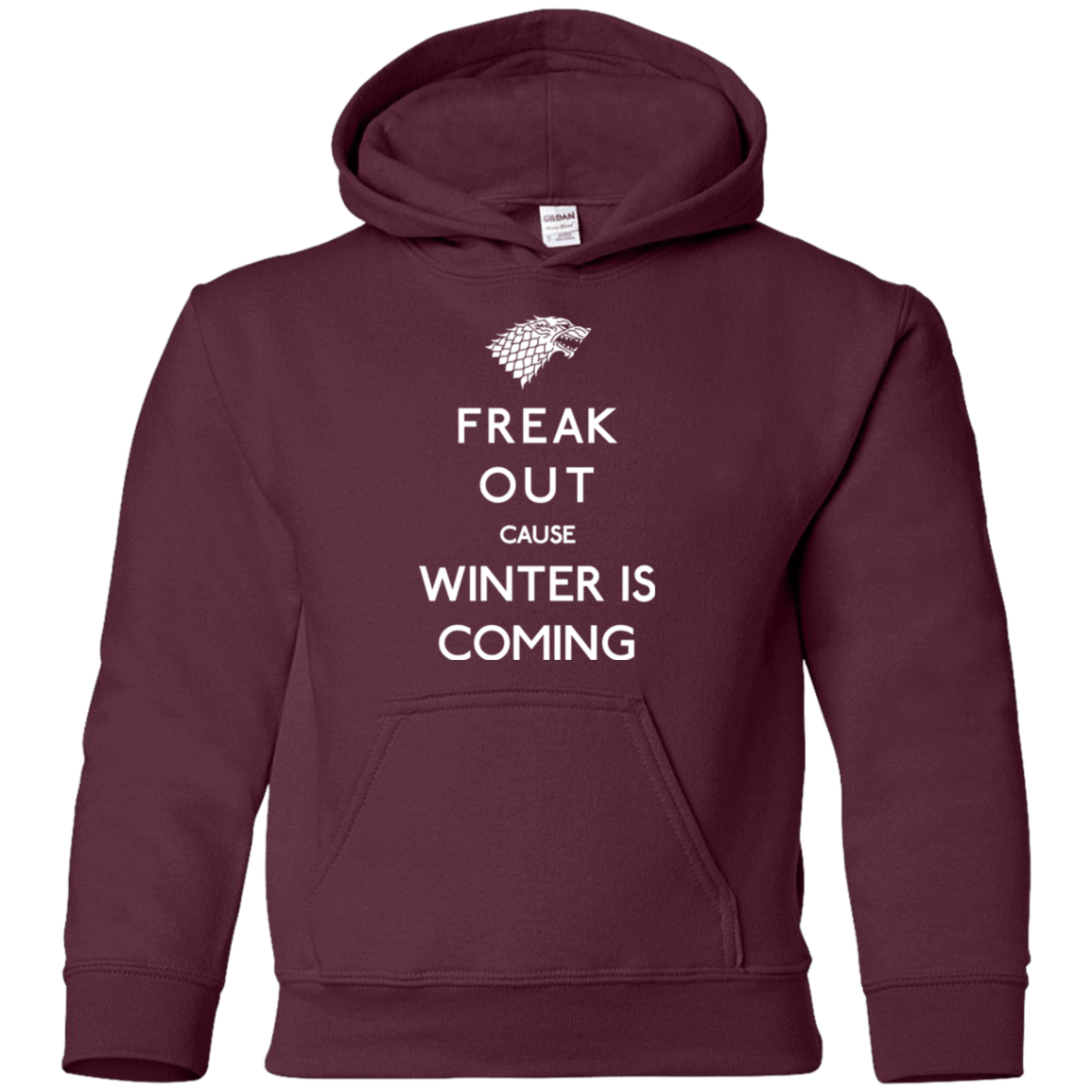Sweatshirts Maroon / YS Freak winter Youth Hoodie