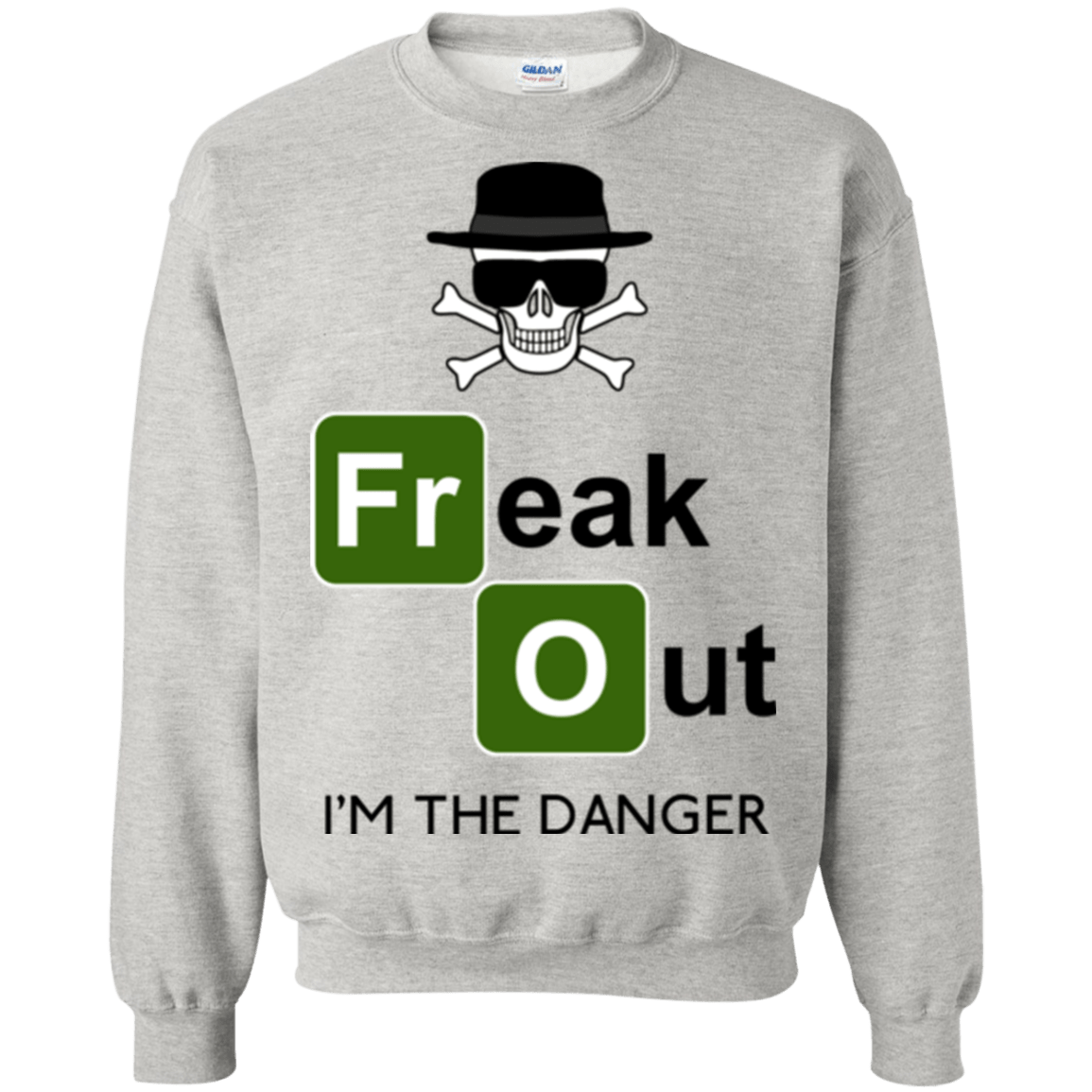 Sweatshirts Ash / Small Freaking danger Crewneck Sweatshirt