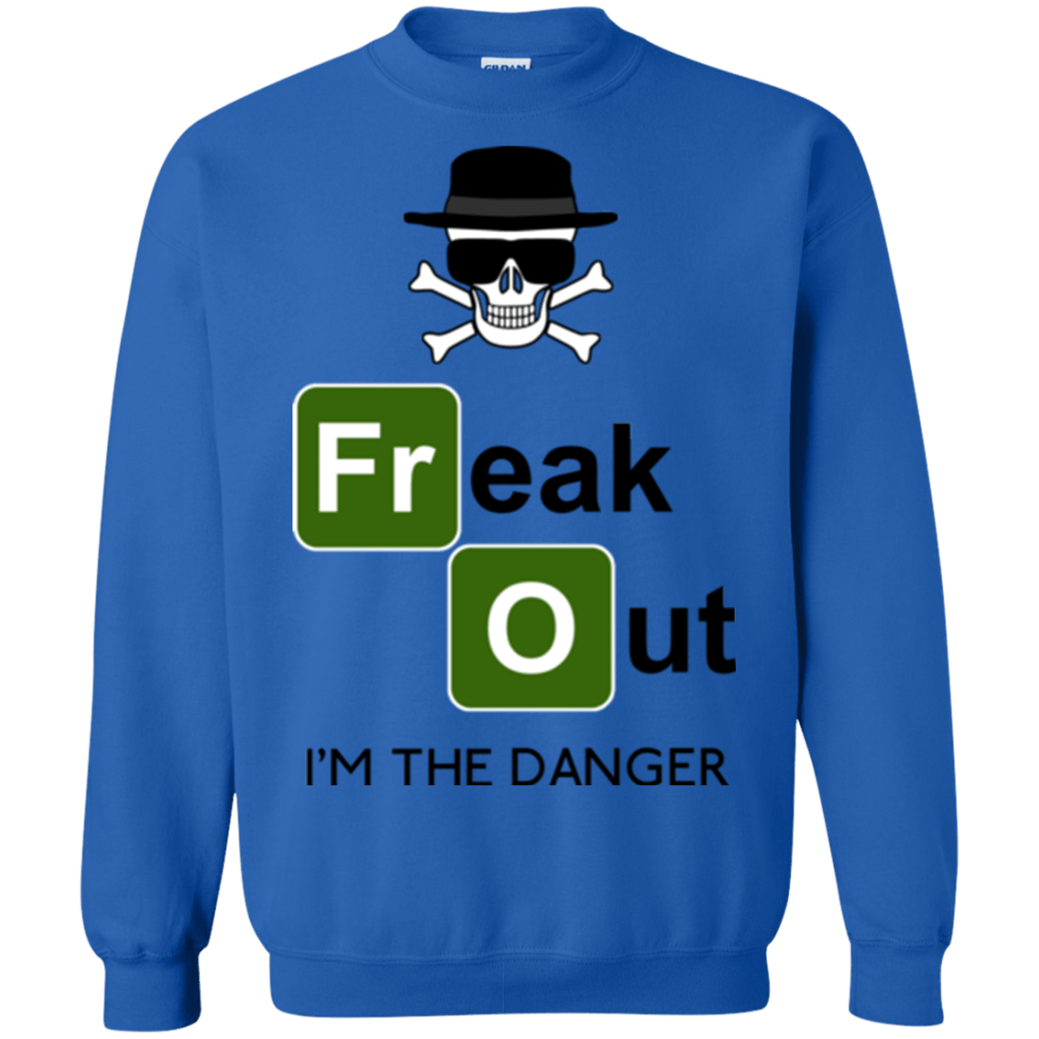 Sweatshirts Royal / Small Freaking danger Crewneck Sweatshirt