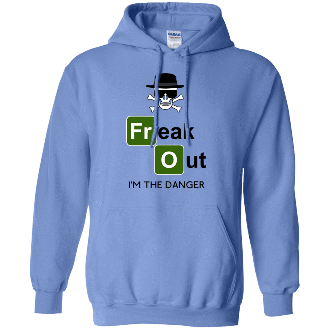 Sweatshirts Carolina Blue / Small Freaking danger Pullover Hoodie