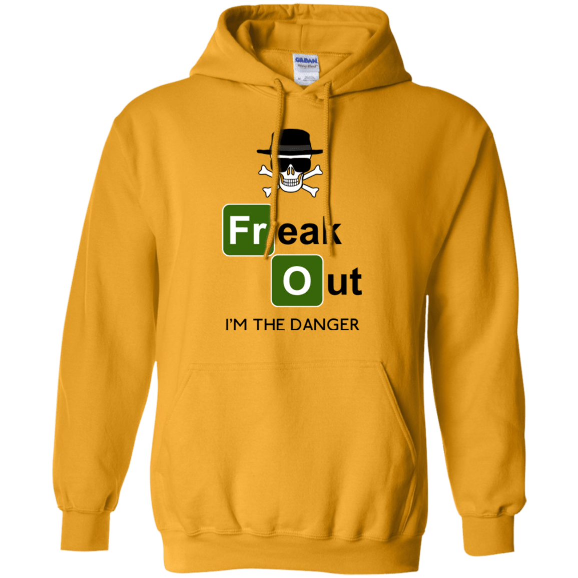 Sweatshirts Gold / Small Freaking danger Pullover Hoodie