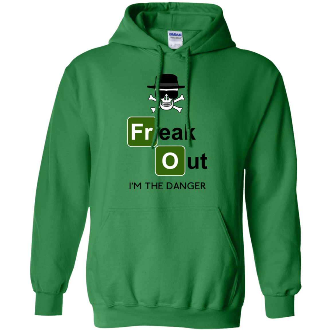 Sweatshirts Irish Green / Small Freaking danger Pullover Hoodie