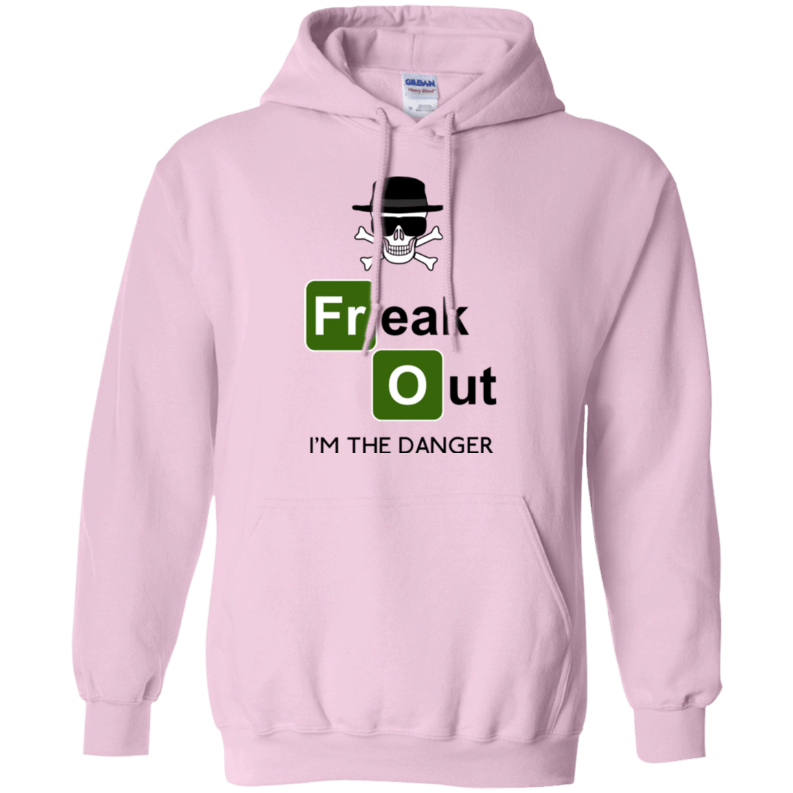 Sweatshirts Light Pink / Small Freaking danger Pullover Hoodie