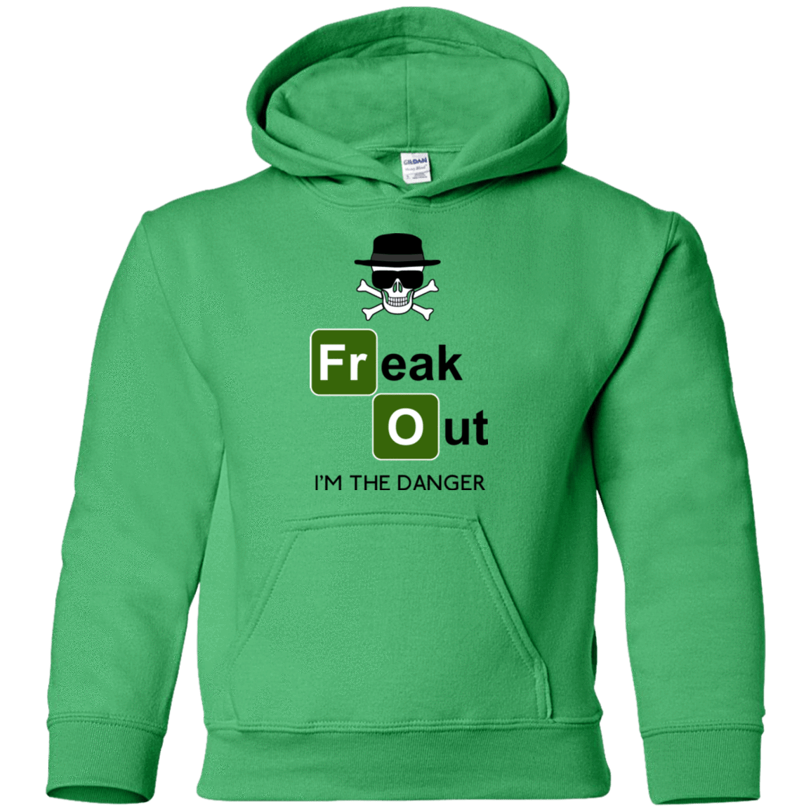 Sweatshirts Irish Green / YS Freaking danger Youth Hoodie