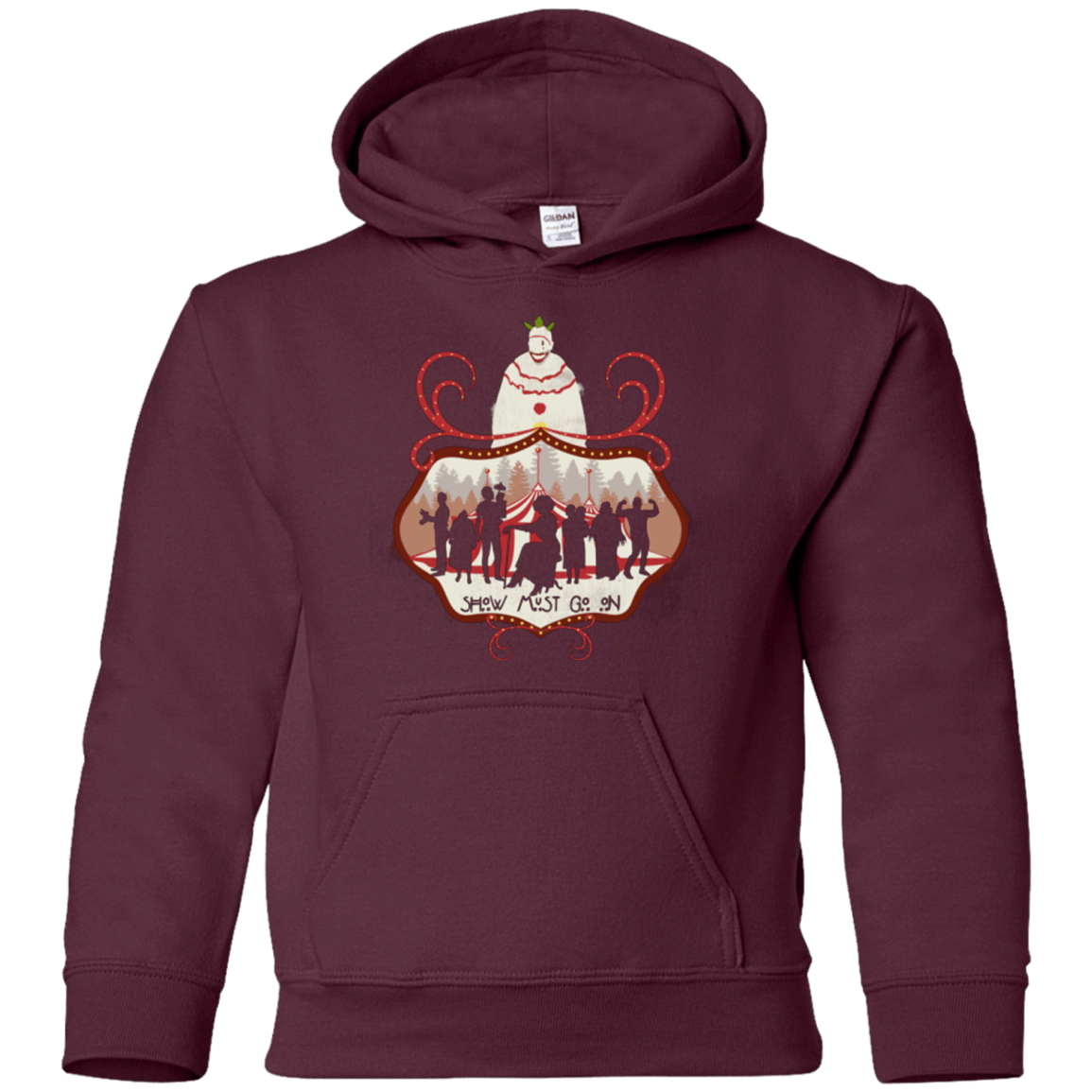 Sweatshirts Maroon / YS Freakshow Youth Hoodie