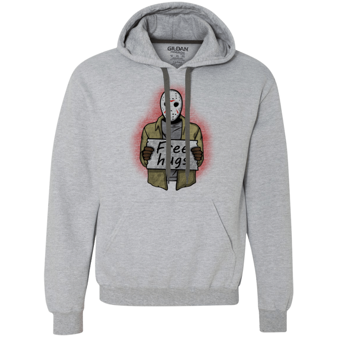 Sweatshirts Sport Grey / S Free Hugs Jason Premium Fleece Hoodie